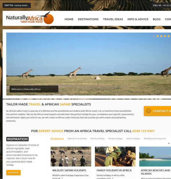Naturally Africa home