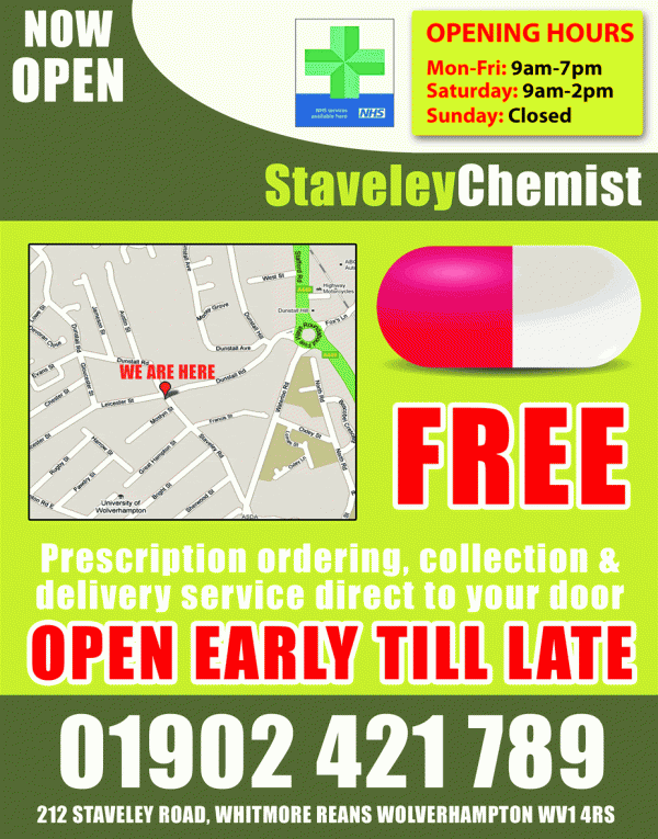 Staveley Chemist Ad