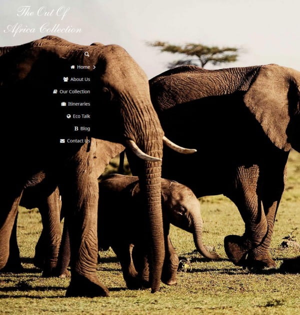 out of africa collection website by valen digital