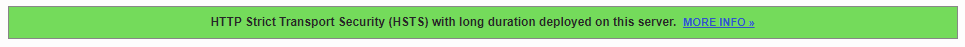 HSTS deployed on this server - Qualys SSL Labs Test