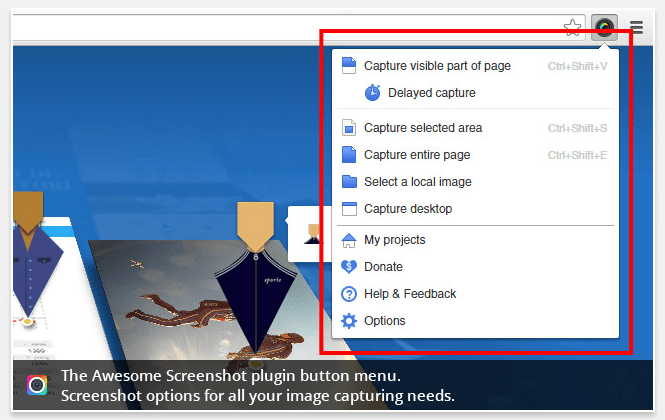 Awesome Screenshot Chrome Plugin